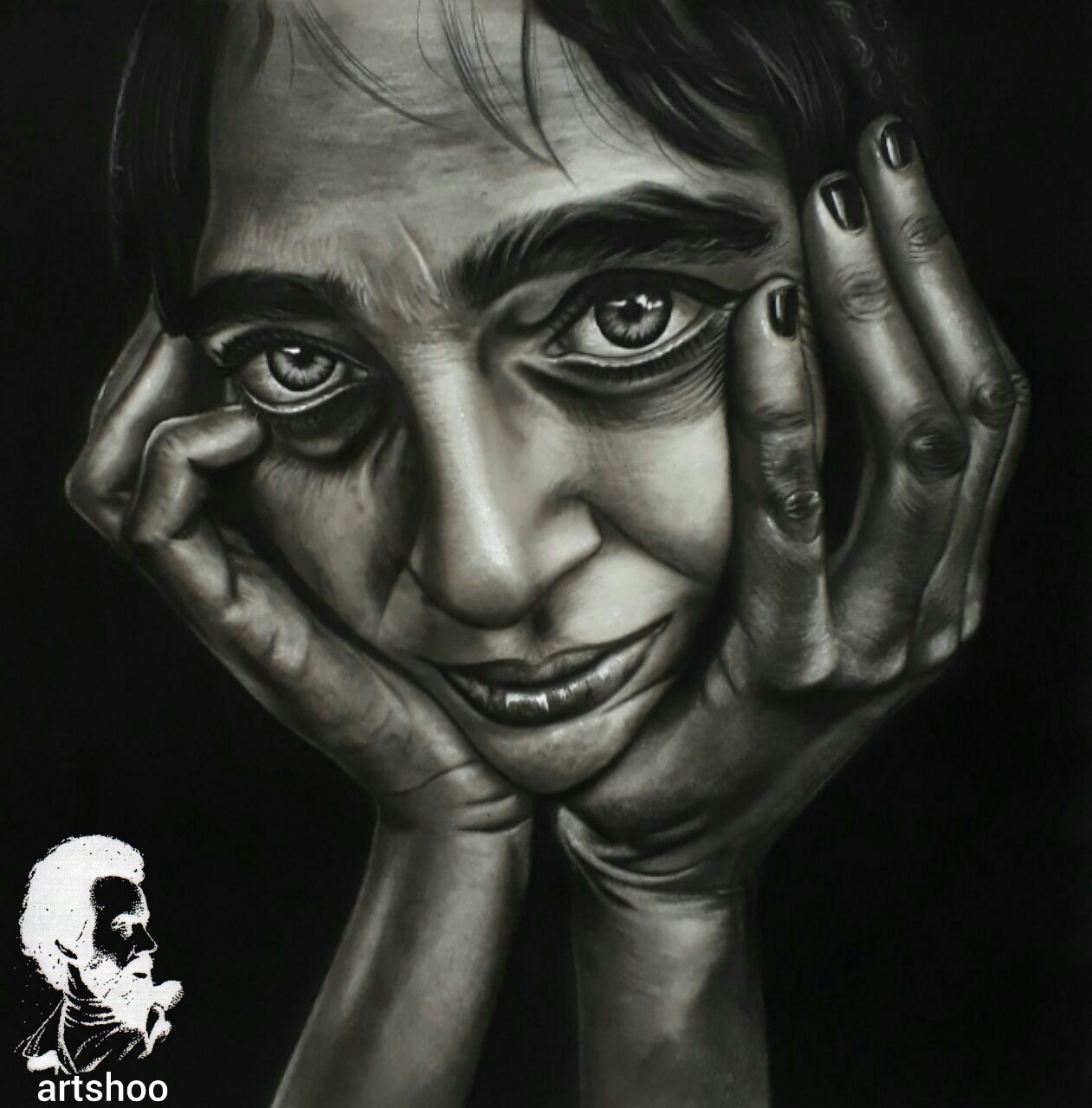 نقاشی سیاه قلم اورژینال